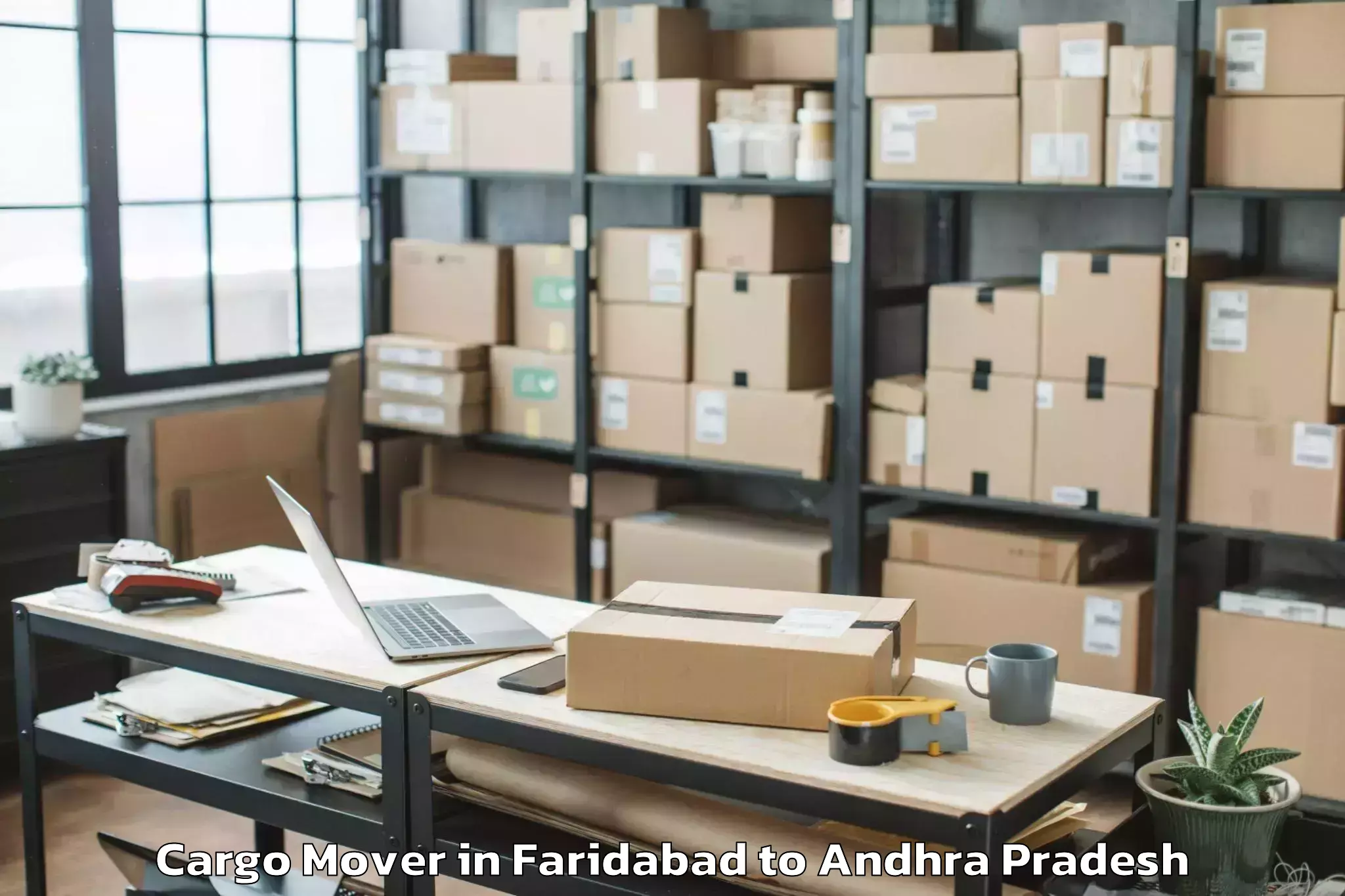 Top Faridabad to Kunavaram Cargo Mover Available